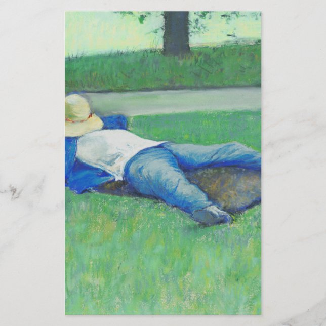 Siesta (av Gustave Caillebotte) Brevpapper (Framsida)