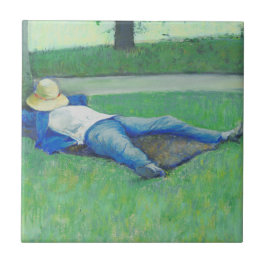 Siesta (av Gustave Caillebotte) Kakelplatta