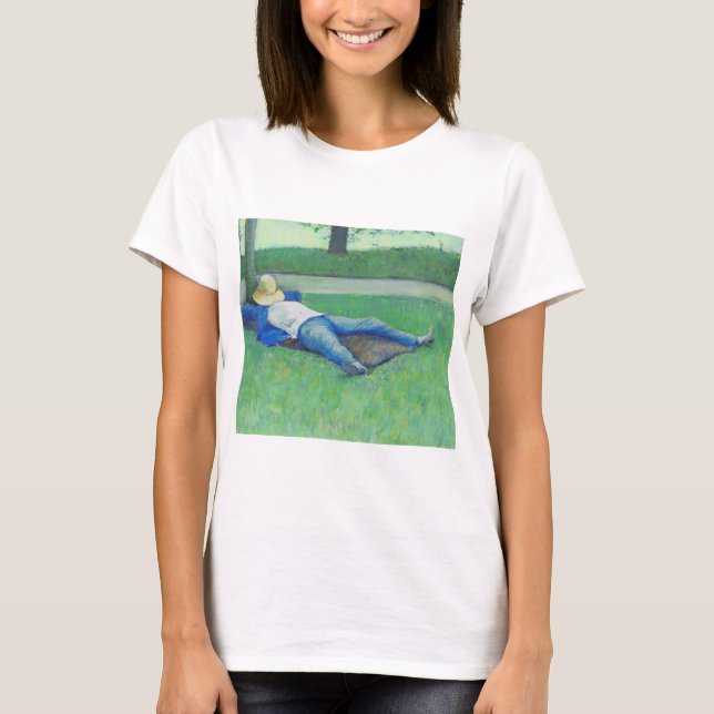 Siesta (av Gustave Caillebotte) T Shirt (Framsida)