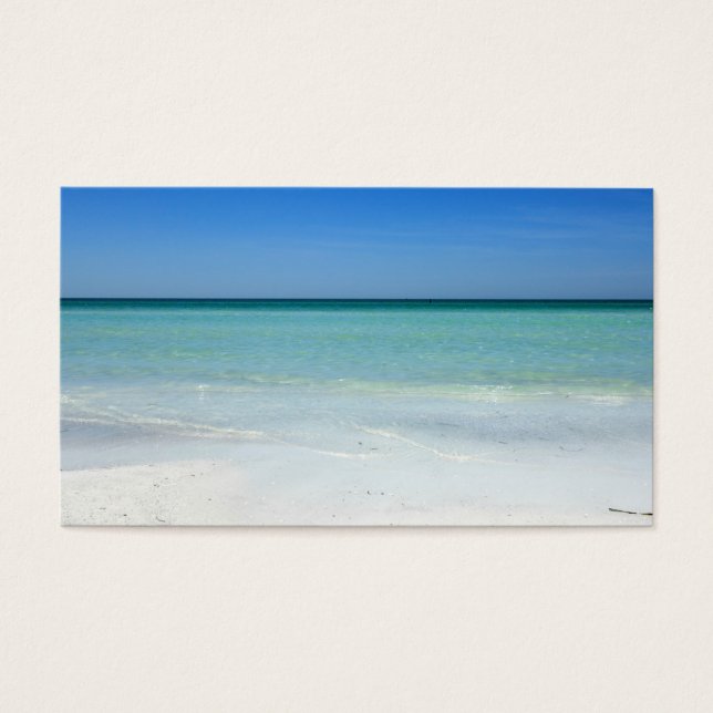 Siesta Beach Bukt Kusten Visitkort (Framsidan)