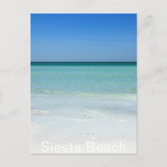 Siesta Beach Bukt Kusten Vykort (Framsida)