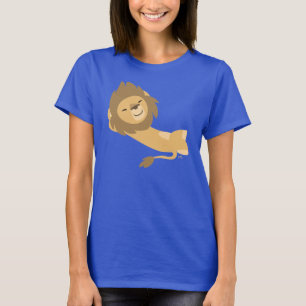 Siesta! Cute Tecknad Lejona kvinnor T-shirt