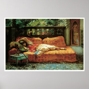 Siesta (eftermiddag i drömmar), 1878 poster