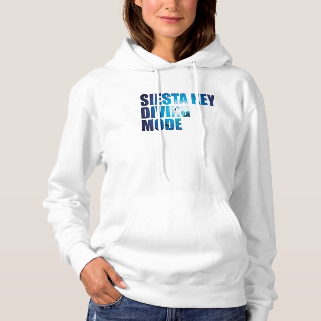 Siesta Key Diving Mode Scuba Diver T Shirt (Framsida)