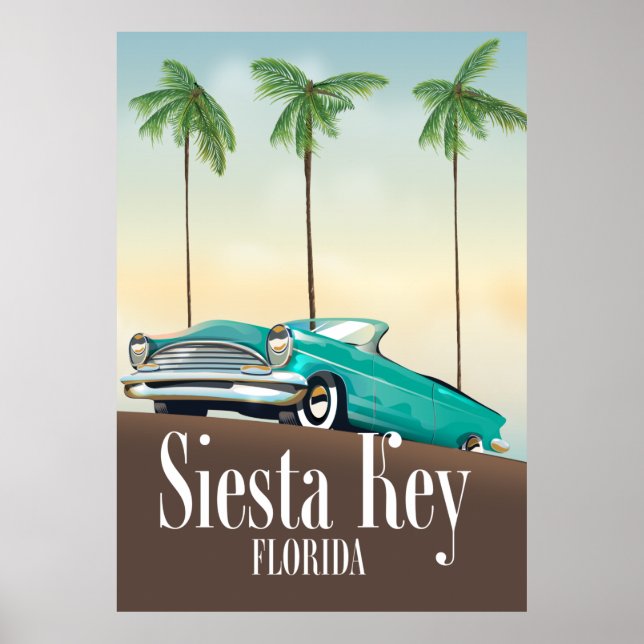 Siesta Key Florida resemästare Poster (Framsidan)