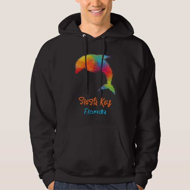 Siesta Key  Florida  Souvenir Hoodie (Framsida)