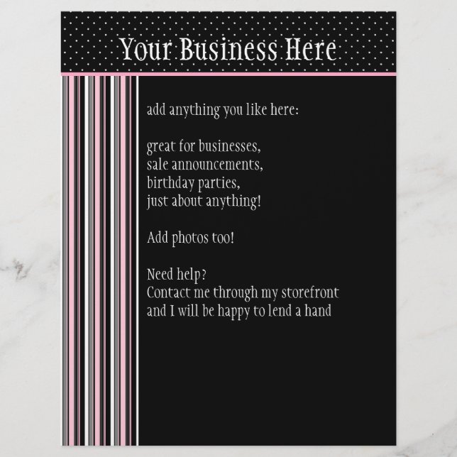 Siesta Motel Flyer (Framsidan)