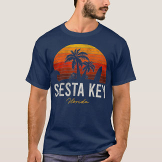 Siesta Nyckel Beach Florida FL Handflatan Vacation T Shirt