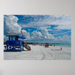 Siesta Nyckel Beach Poster