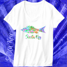 Siesta Nyckel FL Colorful Fish T Shirt