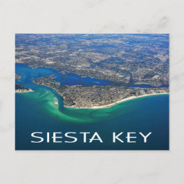 Siesta Nyckel, Florida-flygfotot Vykort