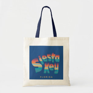 Siesta Nyckel Florida i sunset färg Tygkasse