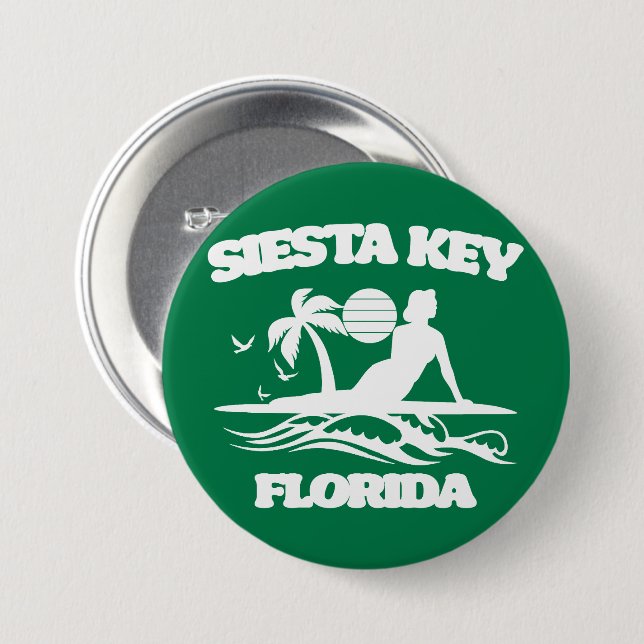 Siesta Nyckel Florida Knapp (Framsida & baksida)
