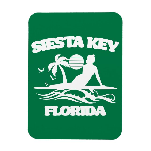 Siesta Nyckel Florida Magnet (Vertikal)