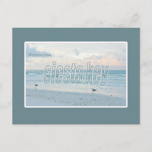 Siesta Nyckel, Florida Postcard Vykort