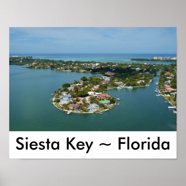 Siesta Nyckel, Florida Poster (Framsidan)