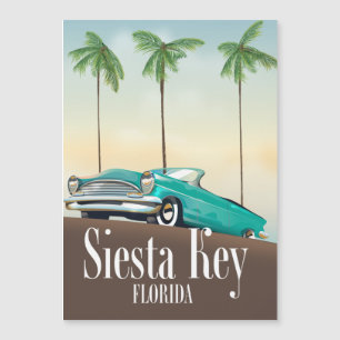 Siesta Nyckel Florida-reseaffisch