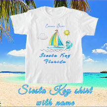 Siesta Nyckel, Florida Sailboat Sol och Namn