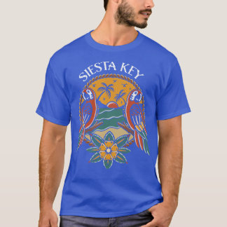 Siesta Nyckel Florida Väster Kusten Beacher T Shirt