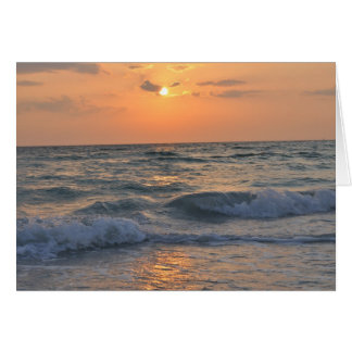 Siesta Nyckel Sunset Hälsningskort