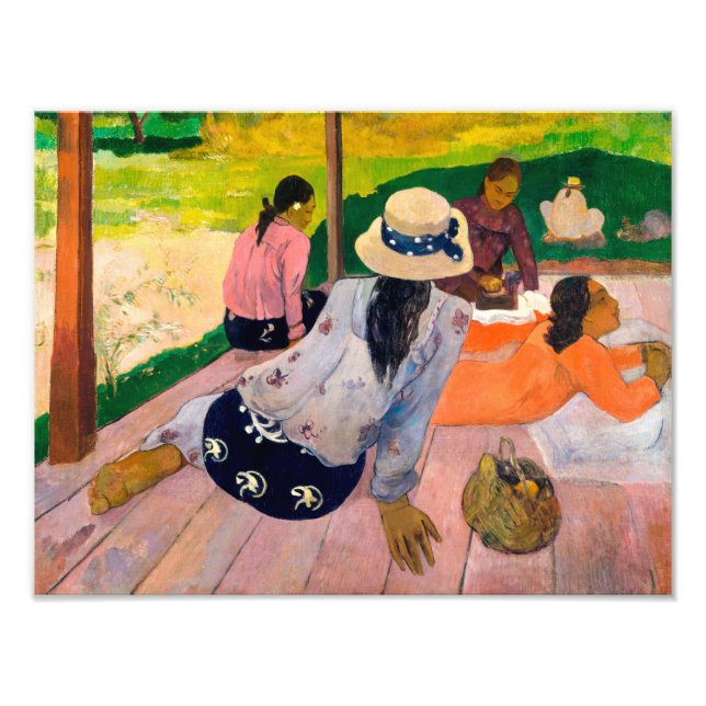 Siesta | Paul Gauguin | Fototryck (Framsidan)