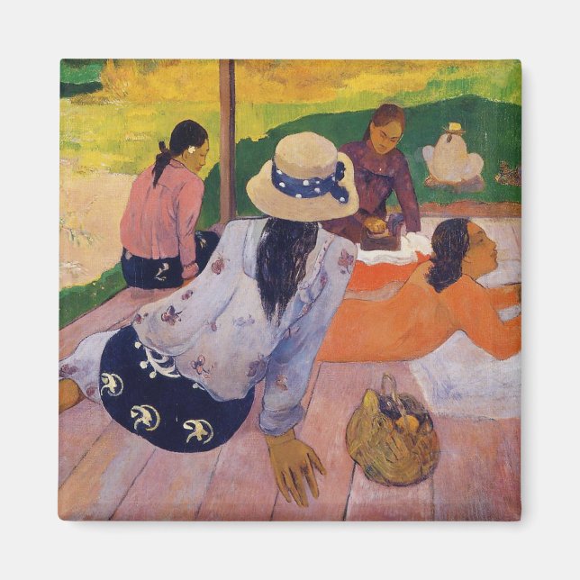 "Siesta" - Paul Gauguin Magnet (Framsidan)
