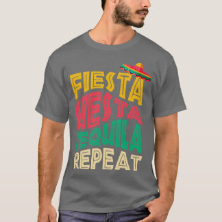 Siesta Tequila Repeat T Shirt
