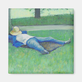 Siestan (av Gustave Caillebotte) Magnet