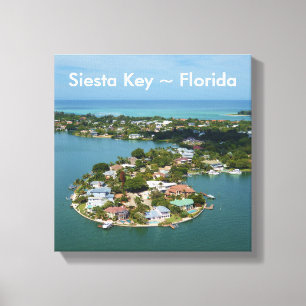 Siestanyckel, Florida kanfas Canvastryck