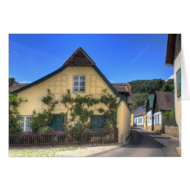 Sievering Wien Österrike OBS Kort (Framsidan Horizontal)