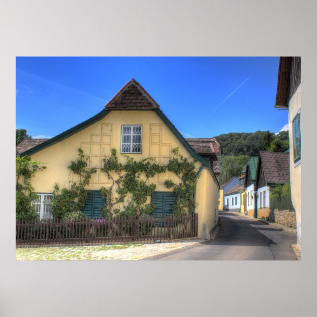 Sievering Wien Österrike Poster (Framsidan)