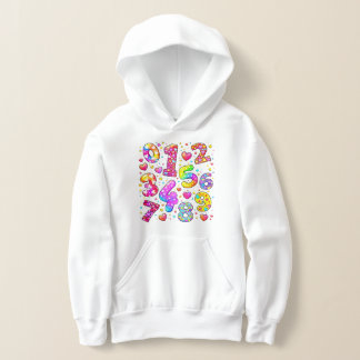 Sifferdags söt färgglad siffertröja t shirt