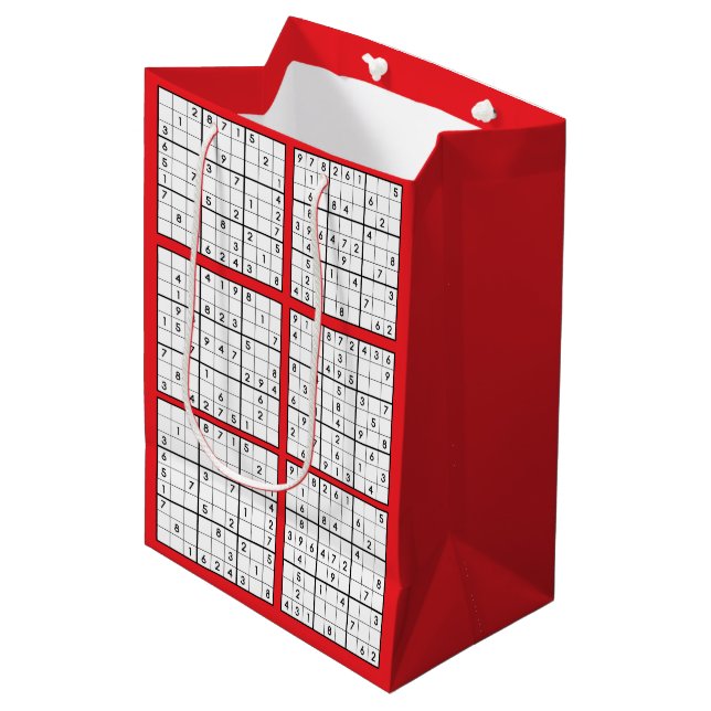 Sifferpussel Design Presentbag (Framsidan Vinklad)