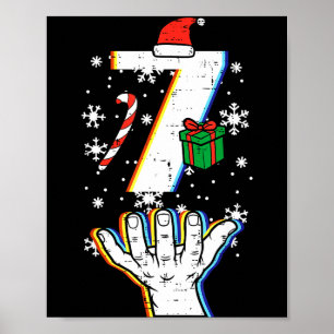 Siffra 7 Matchande 67 Meme Jul 6 7 Xmas Män W Poster