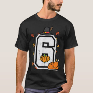 Siffran 6 Thanksgiving 6 7 Matchande 67 Meme Män K T Shirt