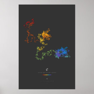 siffror 100k av Eulers numrerar (mörk) Poster