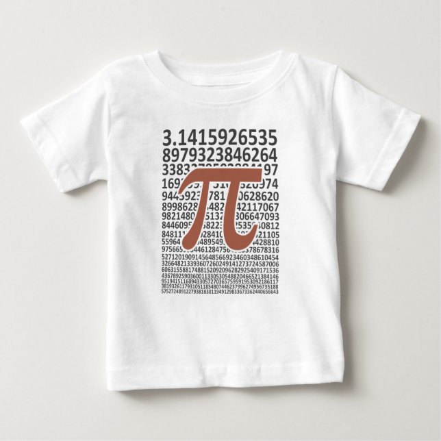 Siffror av Pi, Pi-dagMath T-shirt (Framsida)