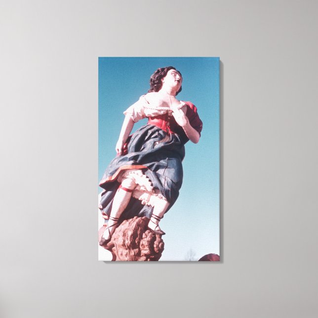 Siffror från okänd segelrutt frakt canvastryck (Framsida)