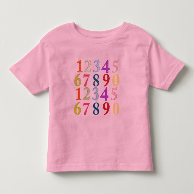 Siffror T Shirt (Framsida)