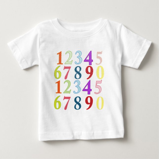 Siffror Tee Shirt (Framsida)