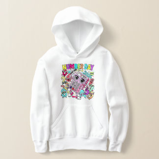 Siffrornas dag-hoodie för barn | Rolig matematik-s T Shirt