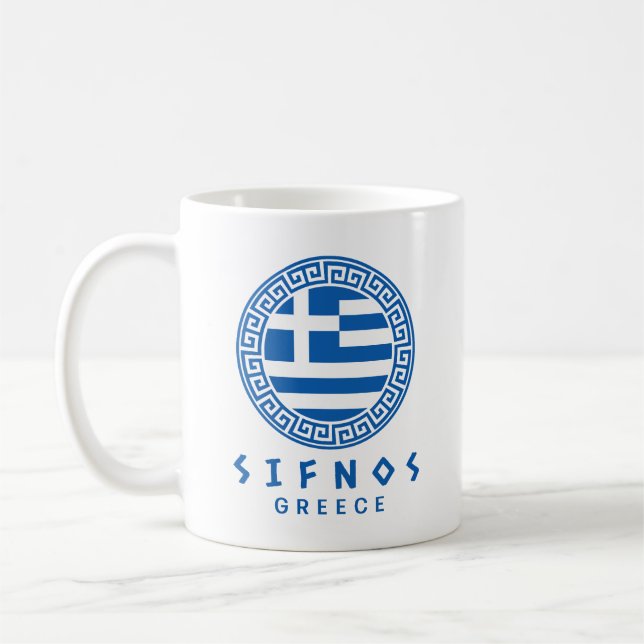 Sifnos, Grekland Kaffemugg (Vänster)