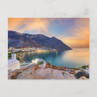 Sifnos strand Kamares från Agia Marina Vykort