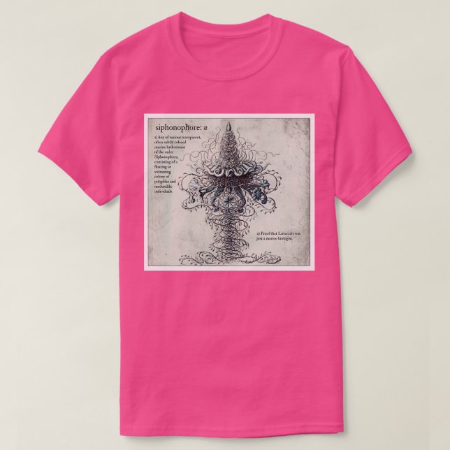 Sifonophore T Shirt (Design framsida)