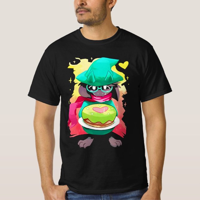 " Sifyro Deltarune Ralsei Cake" T Shirt (Framsida)
