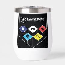 SIGGRAPH 2024 Mini Vattenflaska