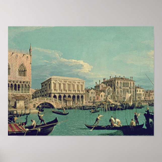 Sighbron, Venedig, 1740 Poster (Framsidan)