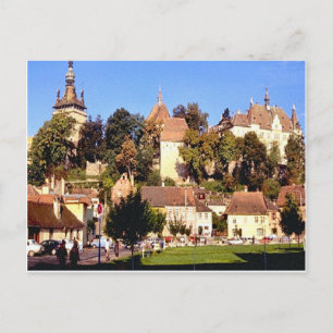 Sighisoara, Medieval torn Vykort