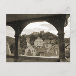 Sighisoara, stadssyn vykort