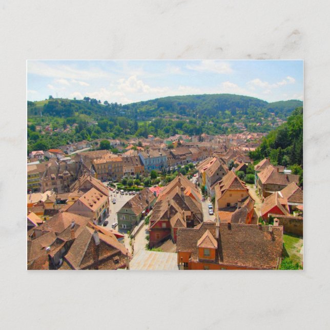 Sighisoara, Tak Vykort (Framsida)